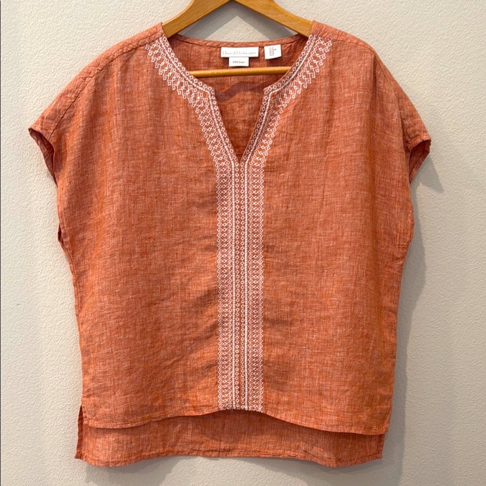 Eileen Fisher‎ Women's Orange Top